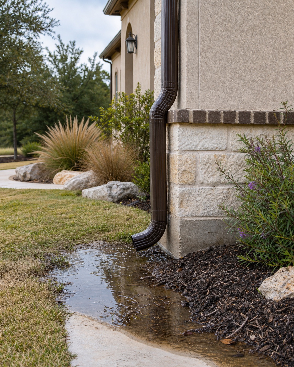 Foundation warning signs at a Central Texas home